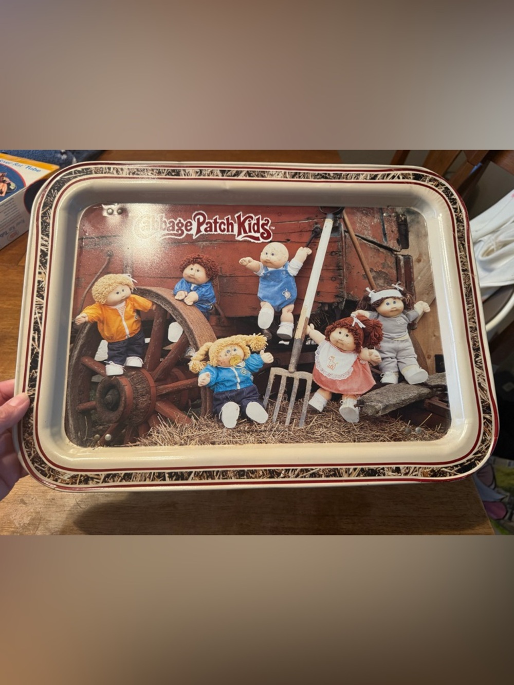 Cabbage Patch Kids Decorative Doll Tray - Multicolor